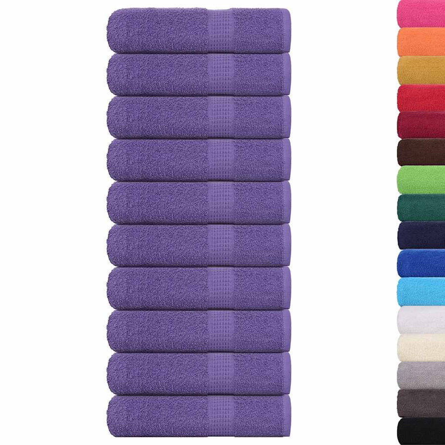 Asciugamani da doccia FROGN 10 pz Viola 70x140 cm 360 g/m² - immagine 1 | SolPatio