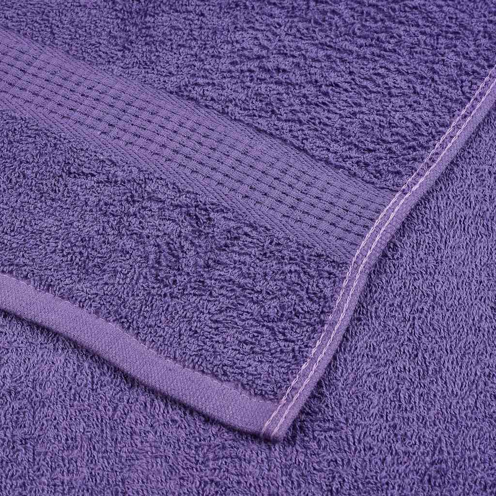 vidaXL Asciugamani da bagno FROGN 4 pz Viola 100x150 cm 360 g/m² - Image 4 of 5