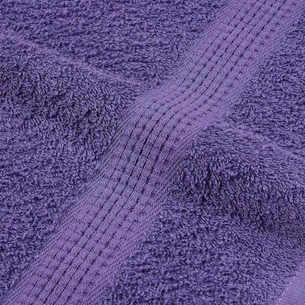 vidaXL Asciugamani per sauna FROGN 2 pezzi Viola 80x200 cm 360 g/m² - Image 5 of 5