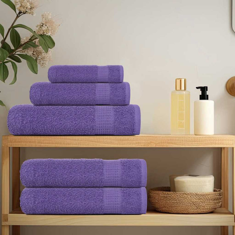 Asciugamani per sauna in Cotone 360 g/m² 80×200 cm Viola (Set di 10) - Image 2 of 5