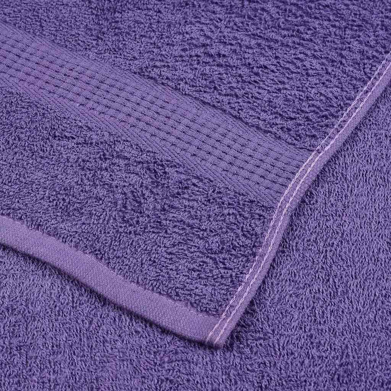 vidaXL Asciugamani per sauna FROGN 10 pezzi Viola 80x200 cm 360 g/m² - Image 4 of 5