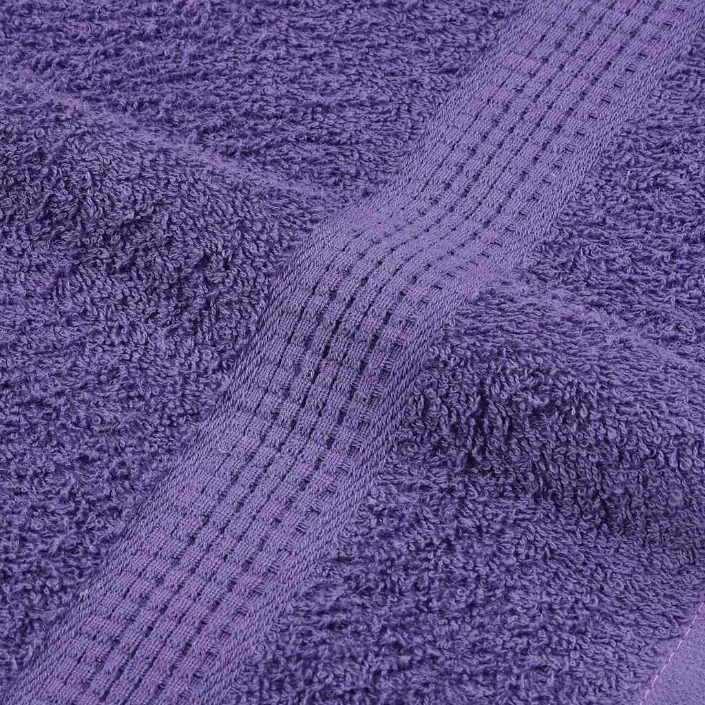 Asciugamani per sauna in Cotone 360 g/m² 80×200 cm Viola (Set di 10) - Image 5 of 5