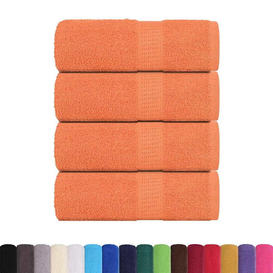 Asciugamani FROGN 4 pz Arancione 30x30 cm 360 g/m² - immagine 1 | SolPatio