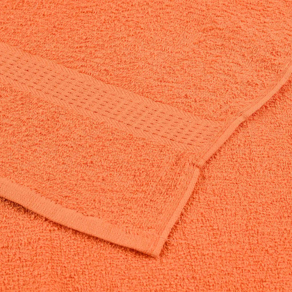 vidaXL Asciugamani FROGN 4 pz Arancione 30x30 cm 360 g/m² - Image 4 of 5