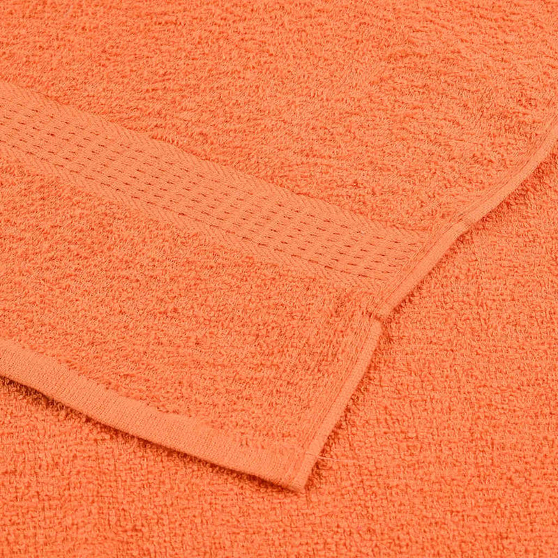 vidaXL Asciugamani FROGN 4 pz Arancione 30x30 cm 360 g/m² - Image 4 of 5