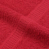vidaXL Asciugamani da bagno FROGN 2 pz Rosso 100x150 cm 360 g/m² - Image 5 of 5
