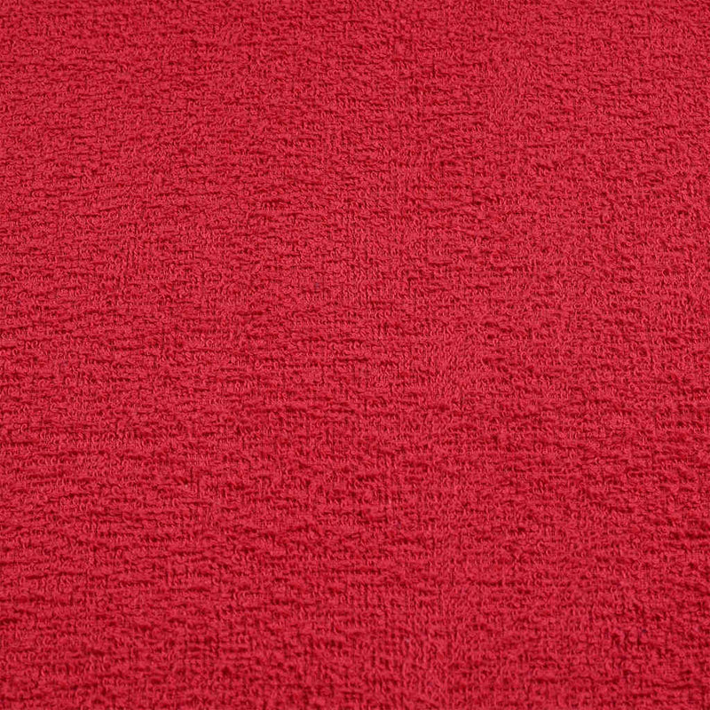 Asciugamani per sauna 100% Cotone 360 g/m² 80×200 cm Rosso (4 pezzi) - Image 3 of 5