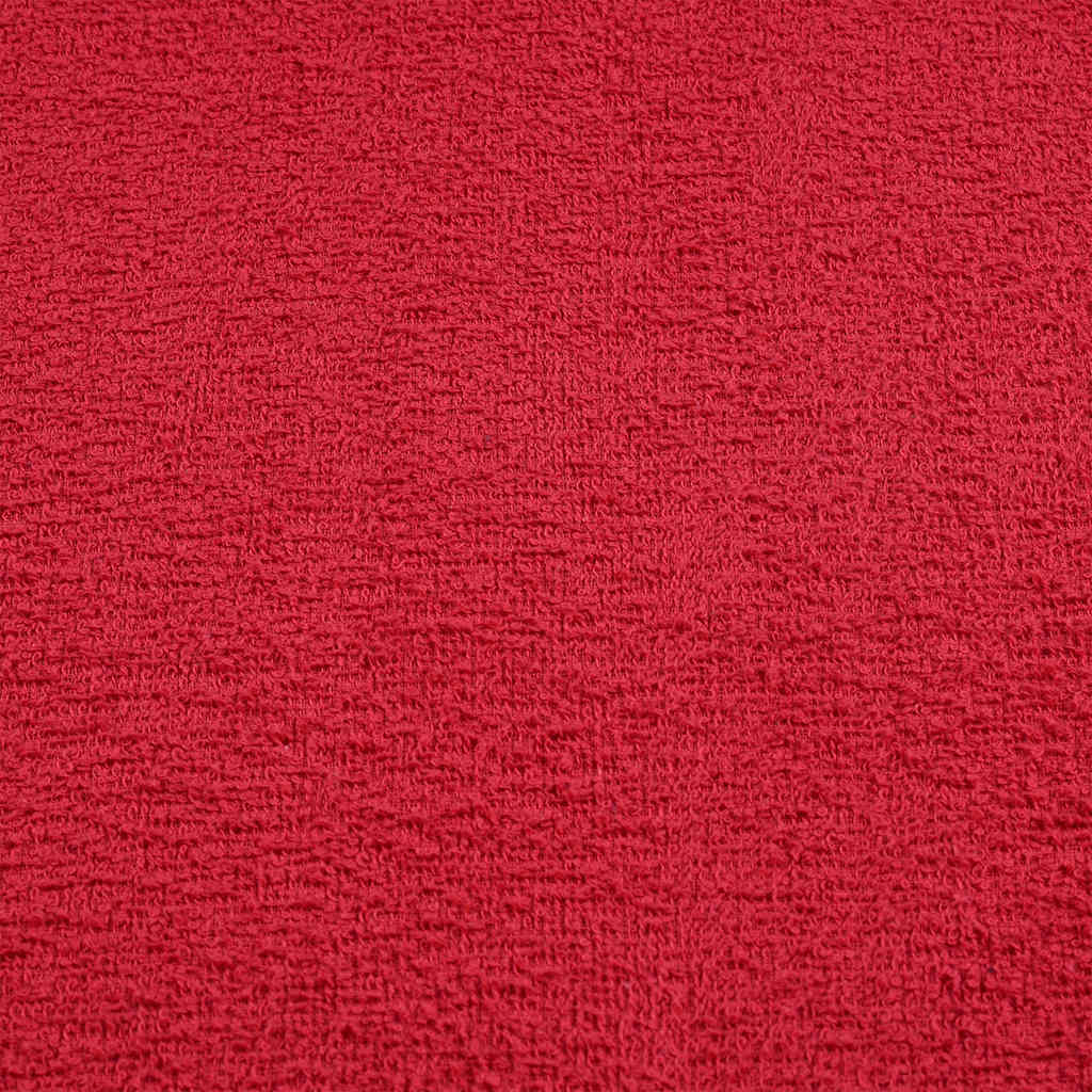 vidaXL Asciugamani per sauna FROGN 10 pezzi Rosso 80x200 cm 360 g/m² - Image 3 of 5