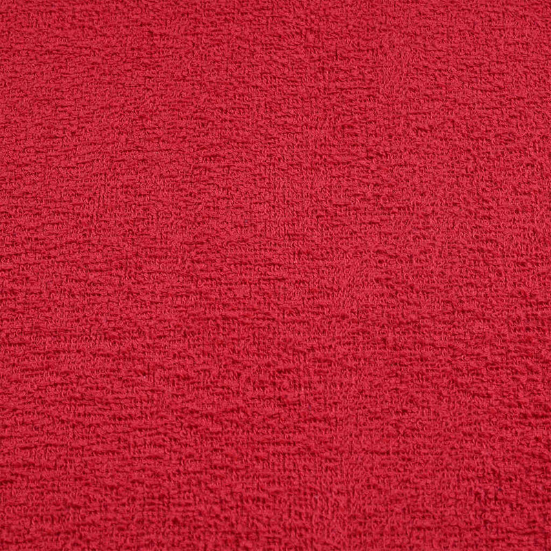 vidaXL Asciugamani per sauna FROGN 10 pezzi Rosso 80x200 cm 360 g/m² - Image 3 of 5