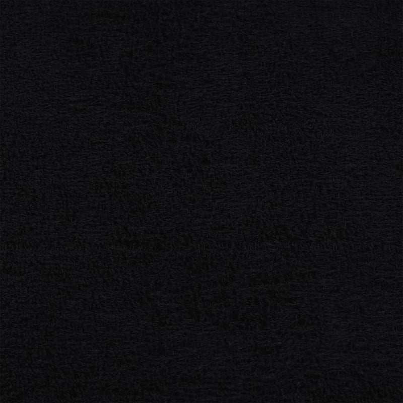 vidaXL Asciugamani per ospiti FROGN 4 pz Nero 30x50 cm 360 g/m² - Image 3 of 5