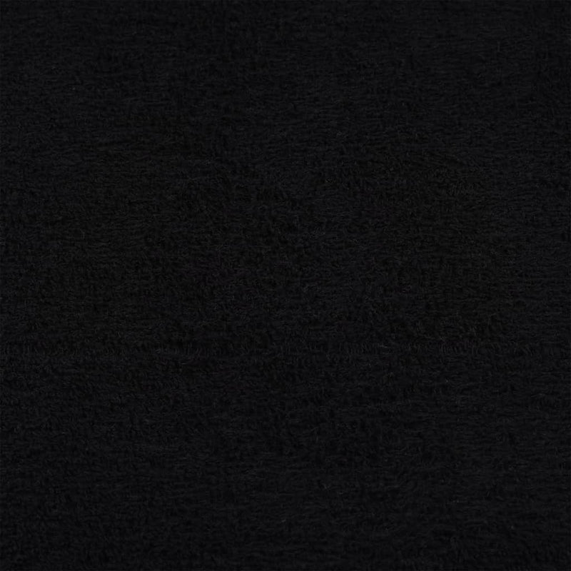 vidaXL Asciugamani per sauna FROGN 2 pz Nero 80x200 cm 360 g/m² - Image 3 of 5