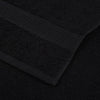 vidaXL Asciugamani per sauna FROGN 4 pezzi Nero 80x200 cm 360 g/m² - Image 4 of 5