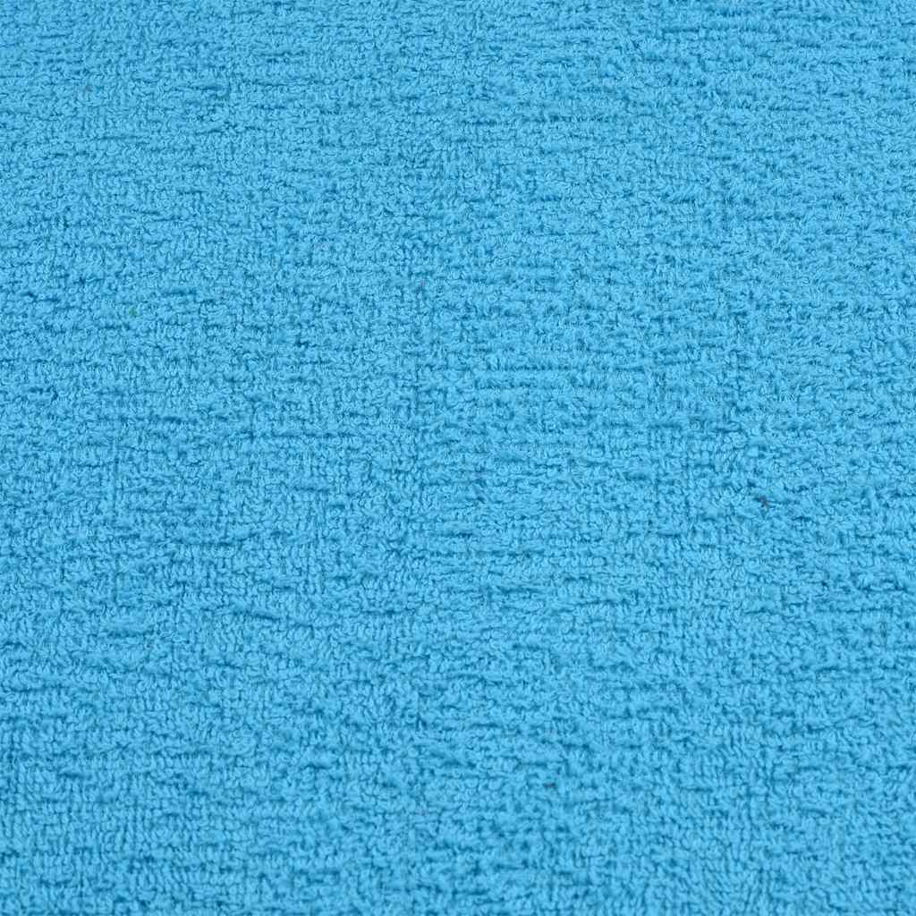 vidaXL Asciugamani FROGN 10 pz Turchese 50x100 cm 360 g/m² - Image 3 of 5