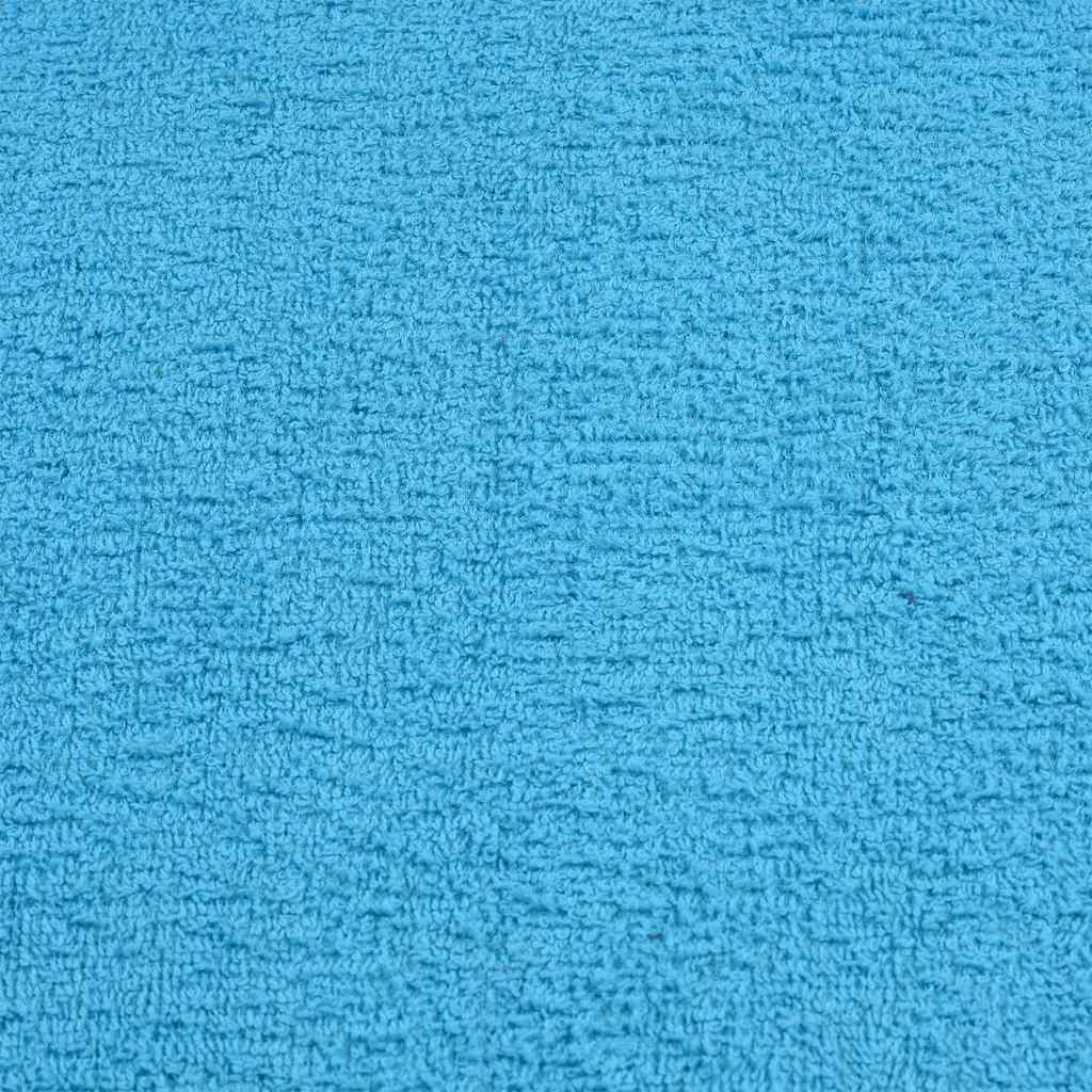 vidaXL Asciugamani da doccia FROGN 10 pz Turchese 70x140 cm 360 g/m² - Image 3 of 5