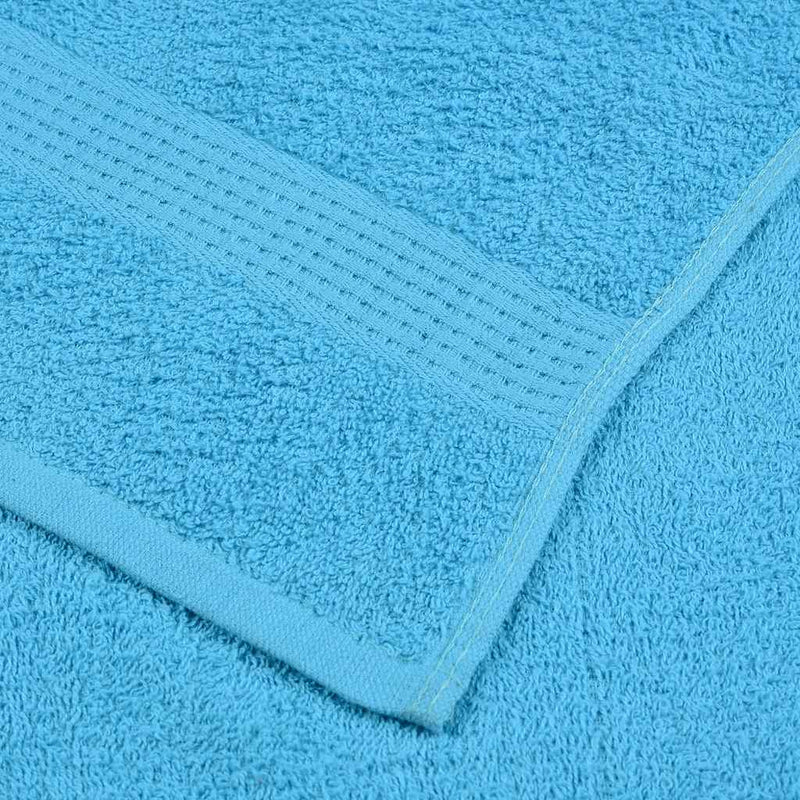 vidaXL Asciugamani da doccia FROGN 10 pz Turchese 70x140 cm 360 g/m² - Image 4 of 5