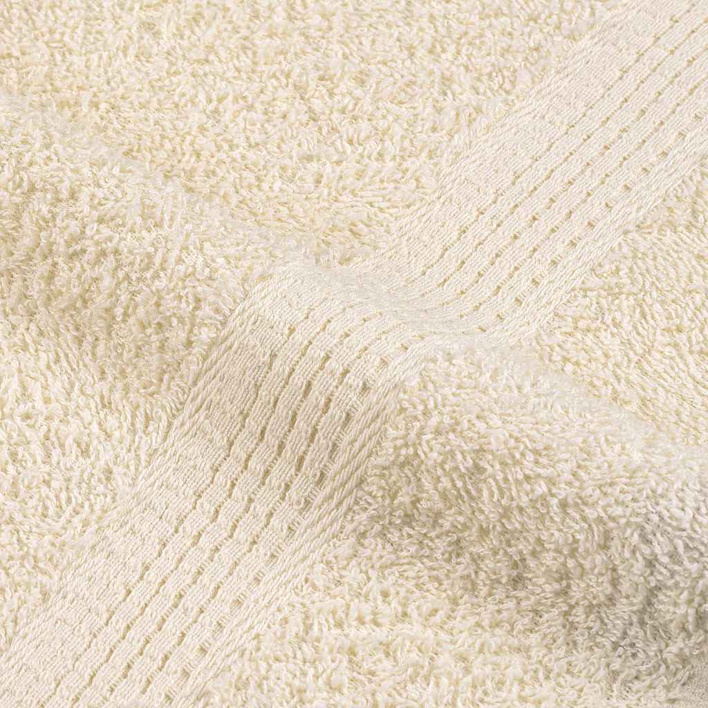vidaXL Asciugamani per ospiti FROGN 10 pz Crema 30x50 cm 360 g/m² - Image 5 of 5
