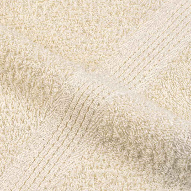 vidaXL Asciugamani per ospiti FROGN 10 pz Crema 30x50 cm 360 g/m² - Image 5 of 5