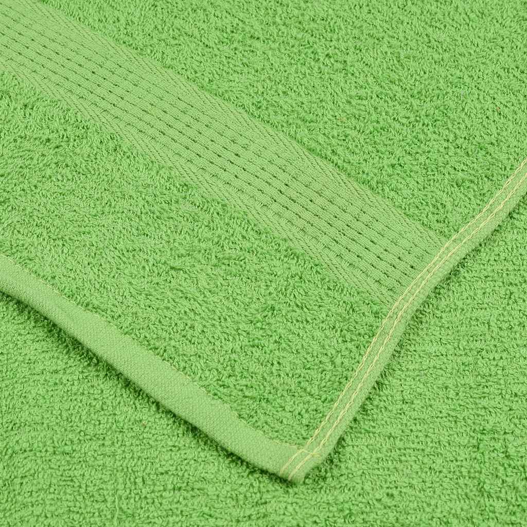 vidaXL Asciugamani FROGN 10 pz Verde Mela 30x30 cm 360 g/m² - Image 4 of 5