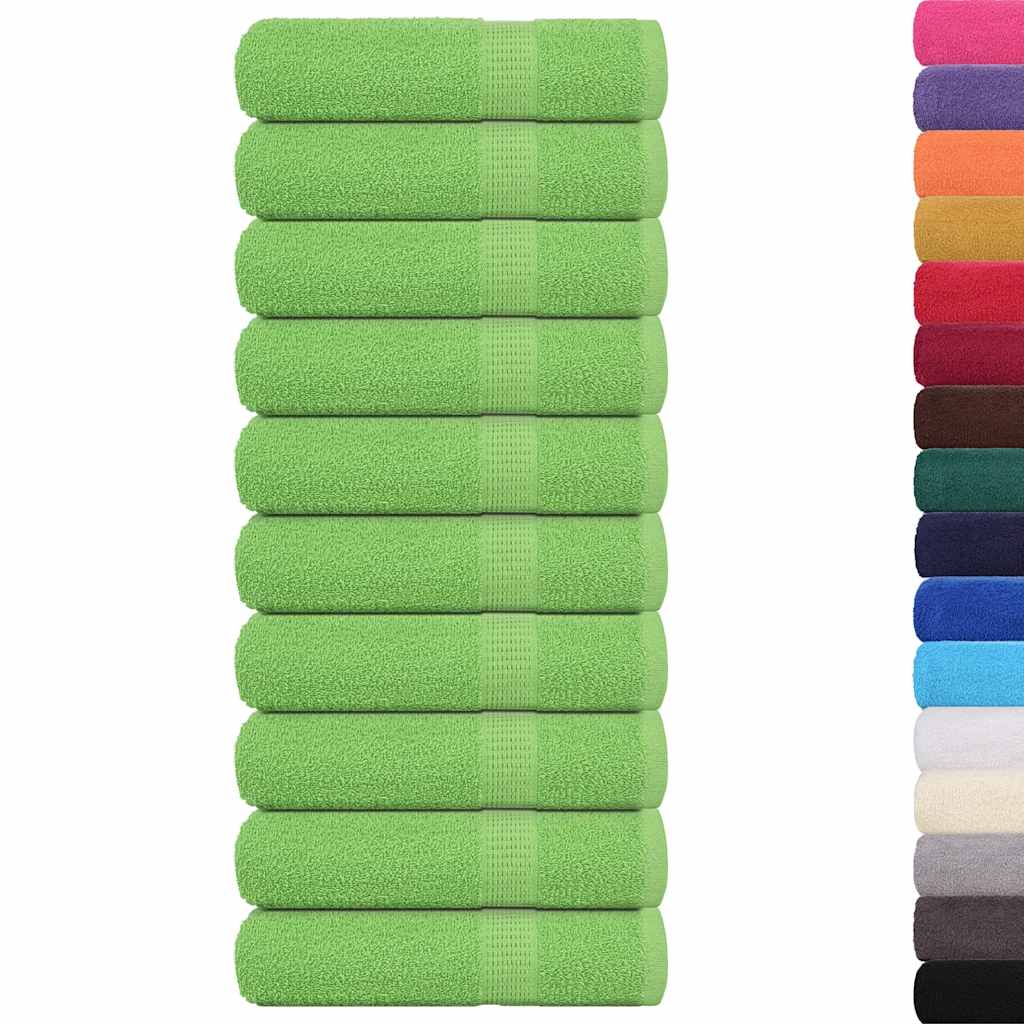 vidaXL FROGN Bath Towels 4 pcs Apple Green 100x150 cm 360 g/m² - Image 2 of 10