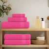 vidaXL Asciugamani da Doccia FROGN 4 pz Rosa 70x140 cm 360 g/m² - Image 2 of 5