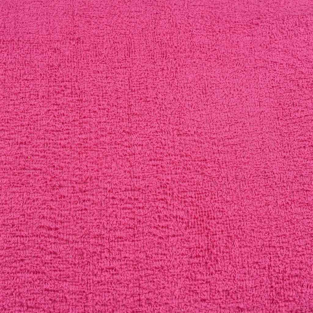 vidaXL Asciugamani da Doccia FROGN 4 pz Rosa 70x140 cm 360 g/m² - Image 3 of 5