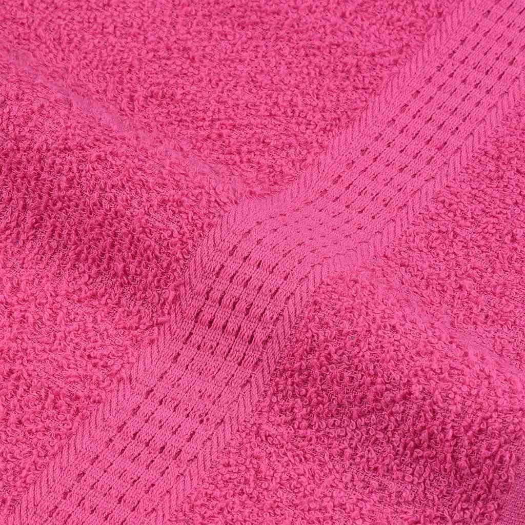 vidaXL Asciugamani da Doccia FROGN 4 pz Rosa 70x140 cm 360 g/m² - Image 5 of 5