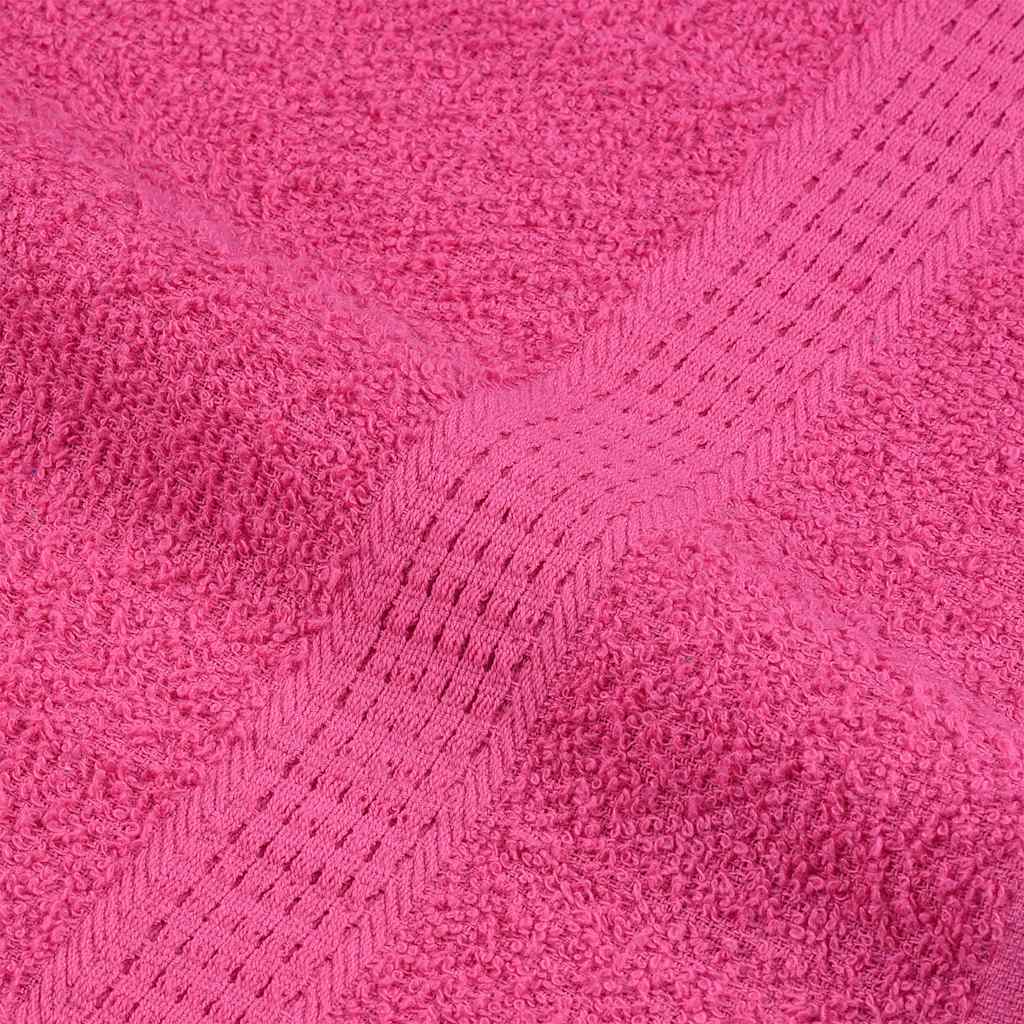 vidaXL Asciugamani da Doccia FROGN 10 pz Rosa 70x140 cm 360 g/m² - Image 5 of 5