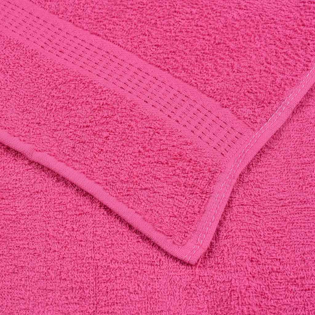 vidaXL Asciugamani FROGN 2 pz Rosa 100x200 cm 360 g/m² - Image 4 of 5
