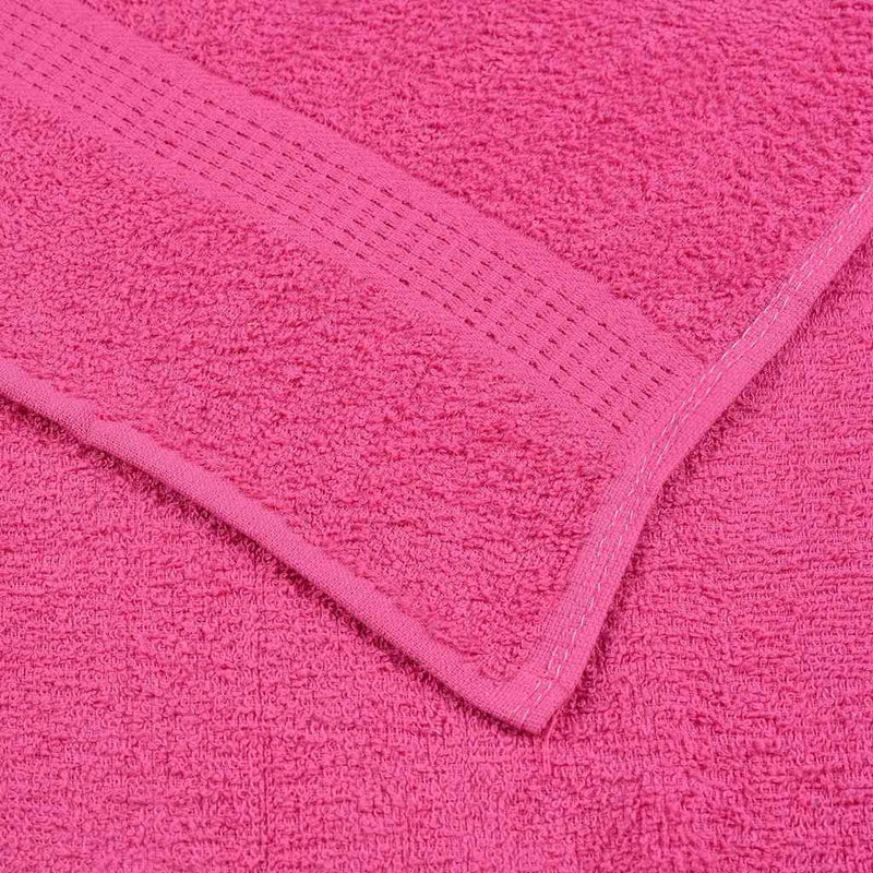 vidaXL Asciugamani FROGN 10 pz Rosa 100x200 cm 360 g/m² - Image 8 of 9