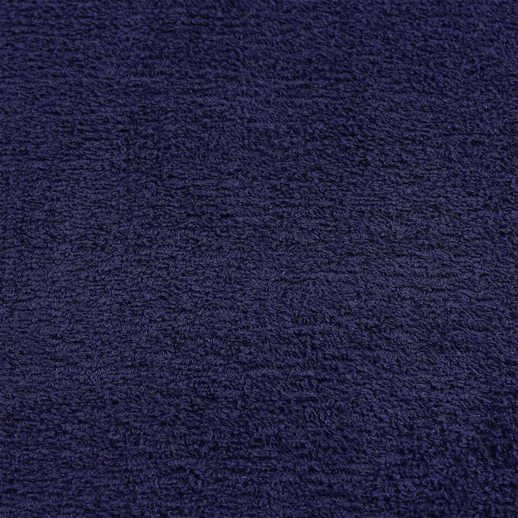 vidaXL Set di asciugamani 8 pezzi FROGN blu navy 360 g/m² - Image 3 of 5