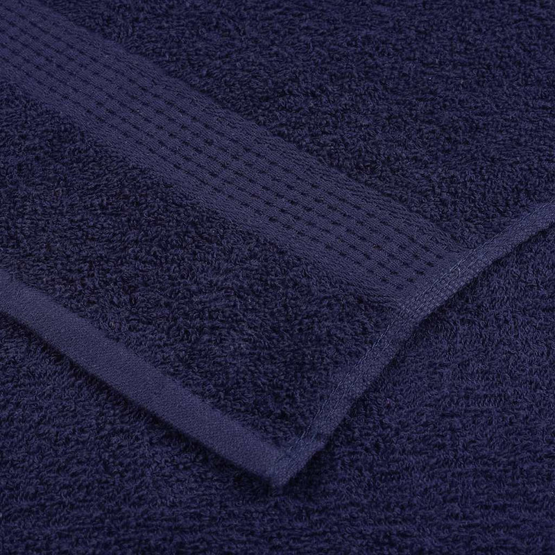 vidaXL Set di asciugamani 8 pezzi FROGN blu navy 360 g/m² - Image 4 of 5