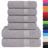 vidaXL Set di asciugamani 6 pezzi FROGN Grigio 360 g/m² - Image 1 of 7
