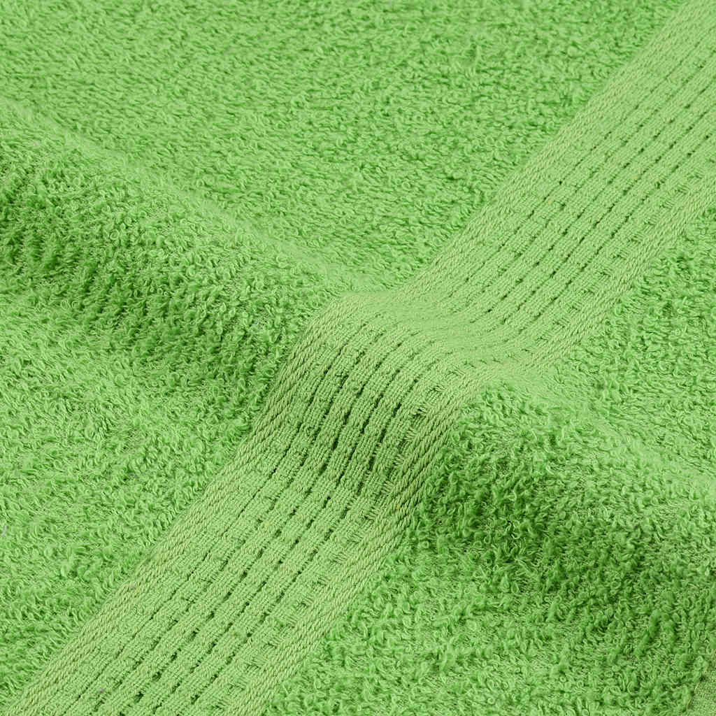 vidaXL Set di asciugamani 6 pezzi FROGN Verde mela 360 g/m² - Image 5 of 5