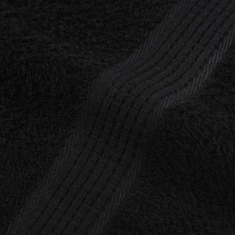 vidaXL Set di asciugamani 12 pezzi FROGN Nero 360 g/m² - Image 5 of 5