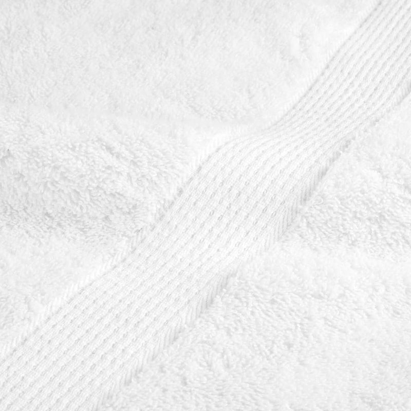 vidaXL Asciugamani Premium SOLUND 50 pz Bianco 30x30 cm 600 g/m² - Image 5 of 5