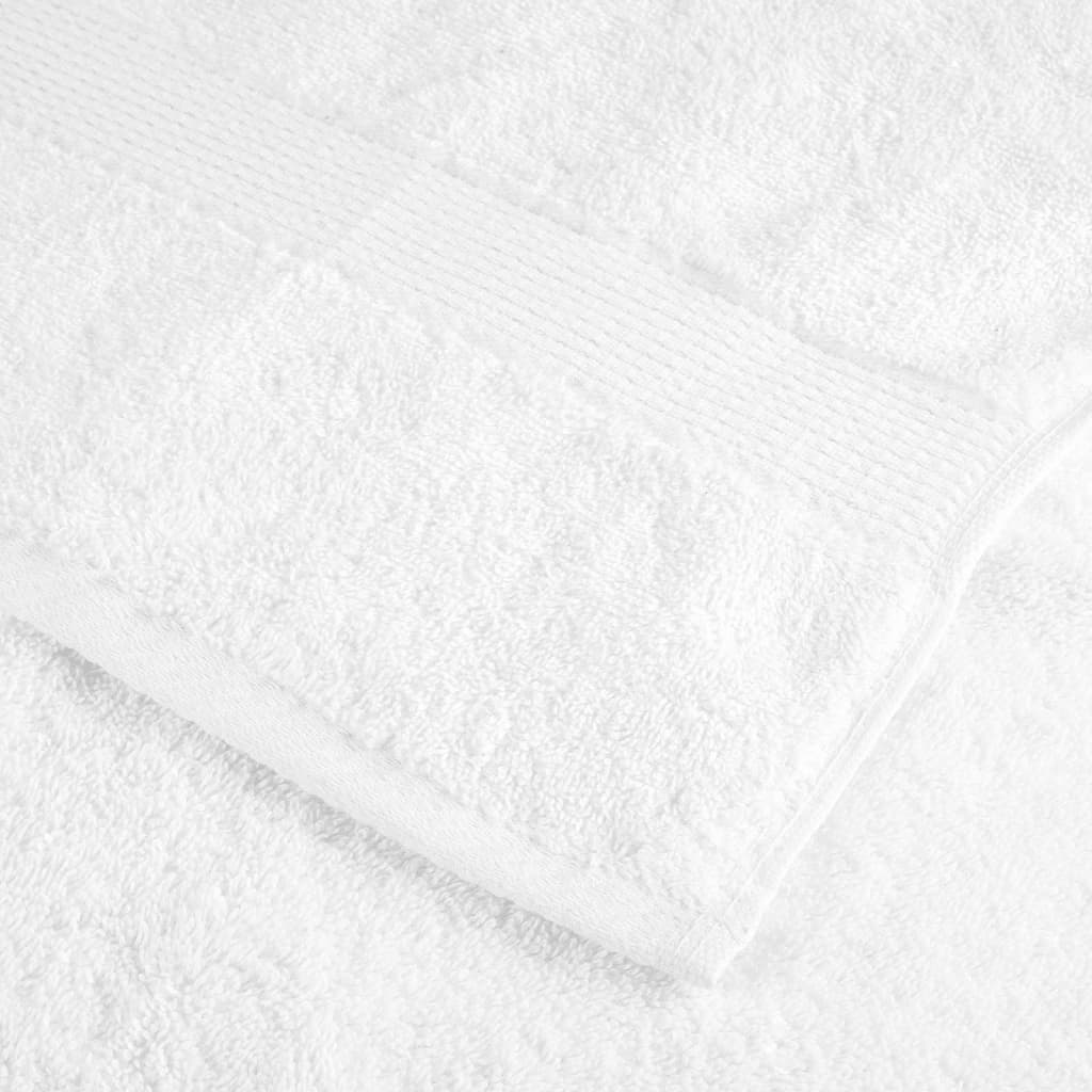 vidaXL Asciugamani Premium SOLUND 4 pz Bianco 50x100 cm 600 g/m² - Image 4 of 5
