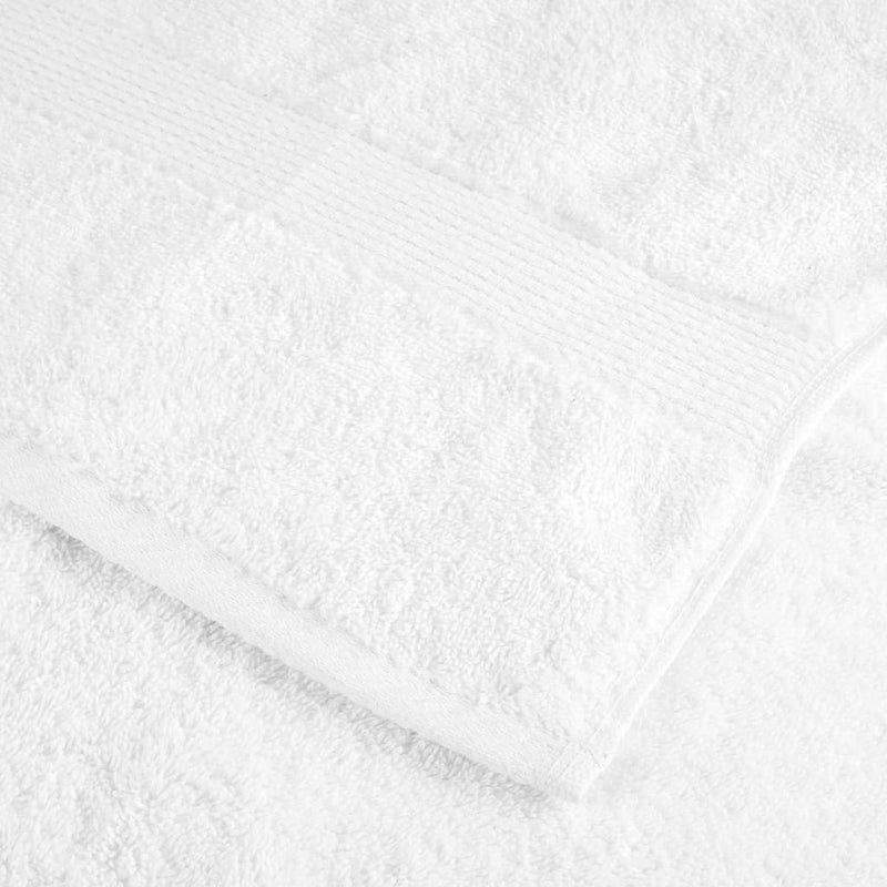 vidaXL Asciugamani da bagno Premium SOLUND 10 pz Bianco 100x150 cm 600 g/m² - Image 4 of 5
