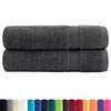 vidaXL Asciugamani Premium SOLUND 2 pz Antracite 50x100 cm 600 g/m² - Image 1 of 5