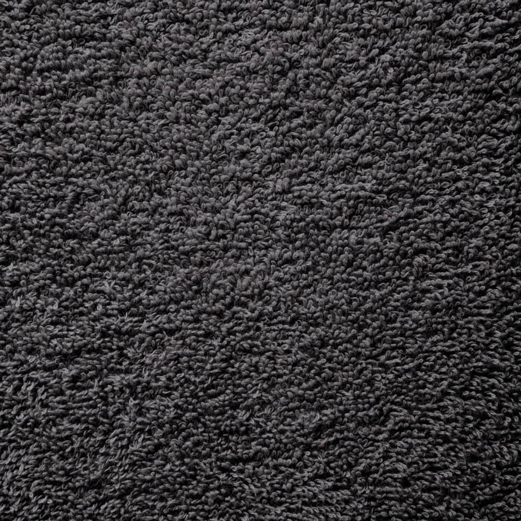 vidaXL Asciugamani Premium SOLUND 4 pz Antracite 50x100 cm 600 g/m² - Image 3 of 5