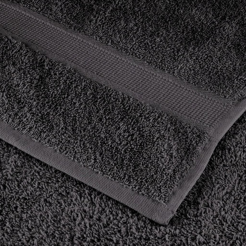 vidaXL Asciugamani Premium SOLUND 2 pz Antracite 100x200 cm 600 g/m² - Image 3 of 5