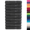 Set 10 Maxi Asciugamani, Antracite 100x200cm in Cotone Premium 600 gsm Certificato OEKO-TEX - Image 1 of 5