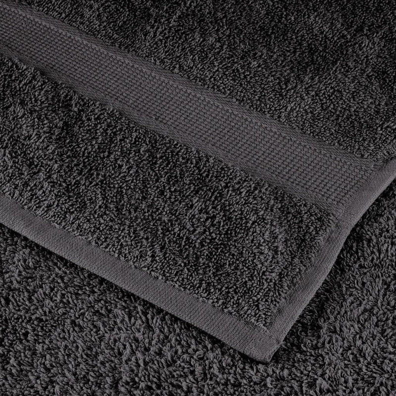Set 10 Maxi Asciugamani, Antracite 100x200cm in Cotone Premium 600 gsm Certificato OEKO-TEX - Image 3 of 5