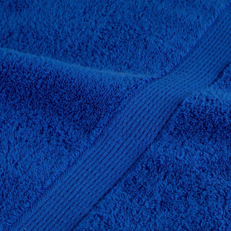 vidaXL Asciugamani Premium SOLUND 2 pz Blu 30x30 cm 600 g/m² - Image 4 of 5