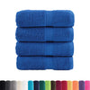 vidaXL Asciugamani Premium SOLUND 4 pz Blu 30x30 cm 600 g/m² - Image 1 of 5