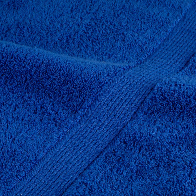 vidaXL Asciugamani Premium SOLUND 10 pz Blu 100x200 cm 600 g/m² - Image 4 of 5