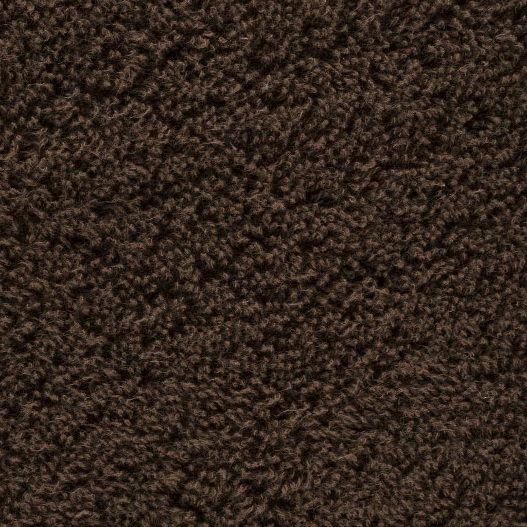 vidaXL Asciugamani da doccia premium SOLUND 10 pezzi Marrone 70x140 cm 600 g/m² - Image 3 of 5