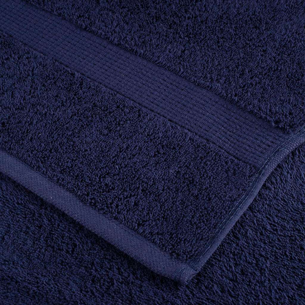 vidaXL Asciugamano per Ospiti SOLUND 4 pcs Blu navy 15 x 21 cm 550 gsm - Image 5 of 6