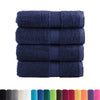 vidaXL Asciugamani Premium SOLUND 4 pz Blu Navy 30x30 cm 600 g/m² - Image 1 of 5