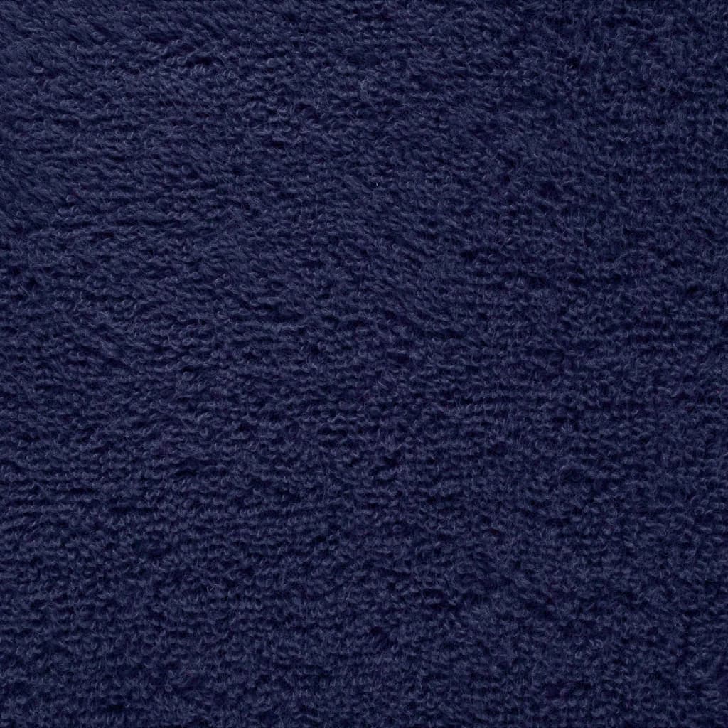 vidaXL Asciugamani per ospiti Premium SOLUND 2 pz Blu navy 30x50 cm 600 g/m² - Image 3 of 5