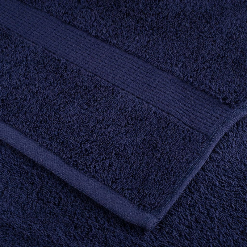 vidaXL Asciugamani per ospiti Premium SOLUND 4 pz Blu navy 30x50 cm 600 g/m² - Image 4 of 5